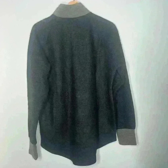 Adsum Grey Half-Zip Wool-Cashmere Pullover Touring Sweater Size Medium - Picture 4 of 7